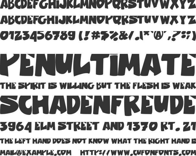 Honey Bear font preview