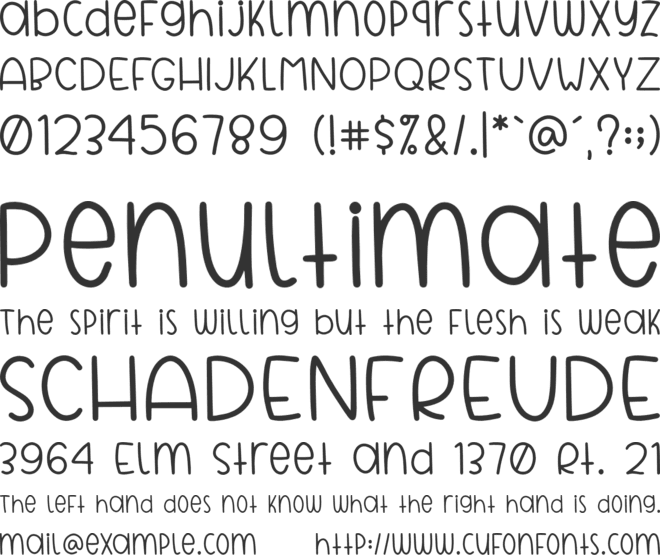 BigBoy font preview