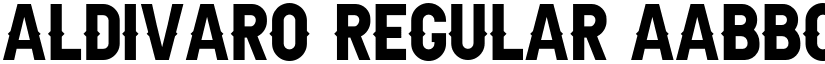 Aldivaro Regular font