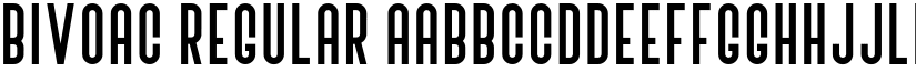 Bivoac Regular font