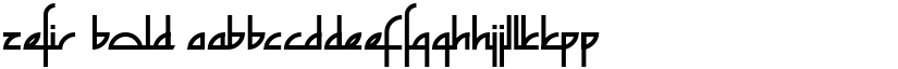Zefir Bold font