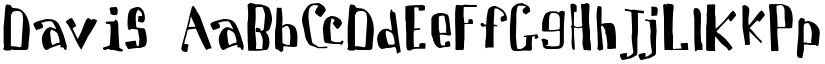 Davis font download