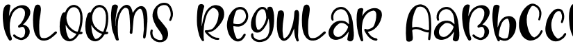 Blooms Regular font