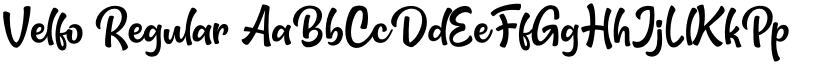 Velfo font download