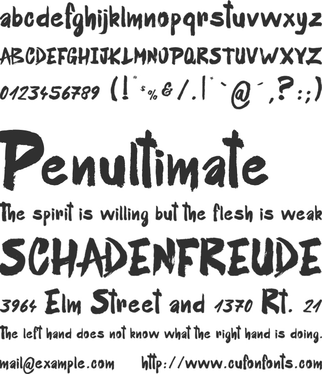 Blue Mist_PersonalUseOnly font preview