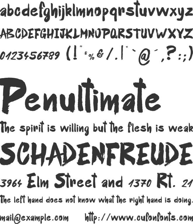 Blue Mist_PersonalUseOnly font preview