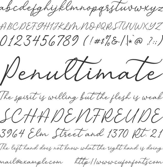 Citraloka font preview