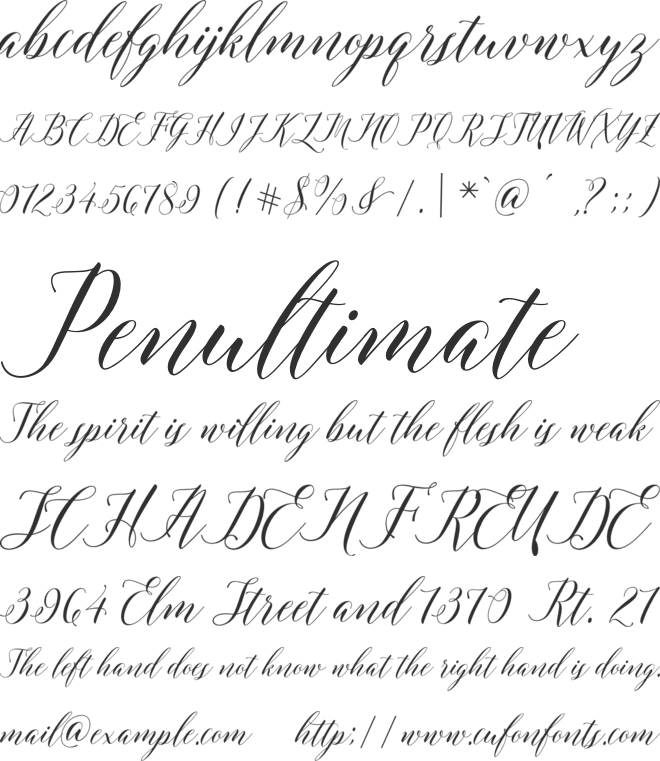 Edelwise font preview