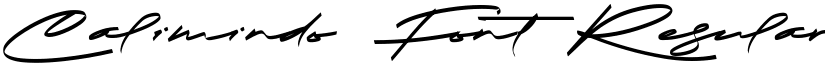 Calimindo Font Regular font