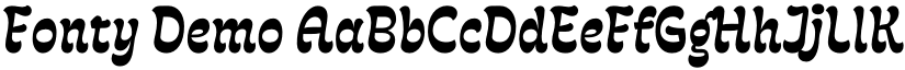 Fonty Demo font