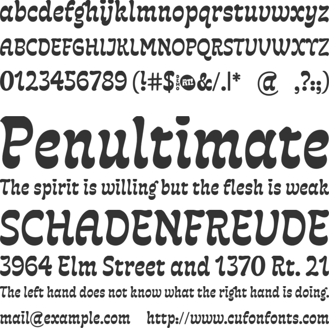 Fonty font preview