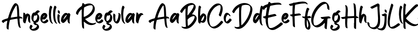 Angellia Regular font