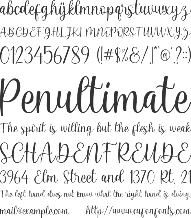 Beloving font preview