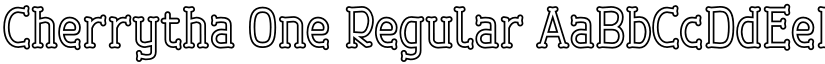 Cherrytha One Regular font