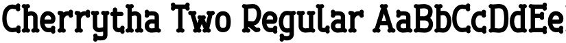 Cherrytha Two Regular font