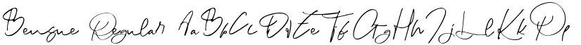Bensue font download
