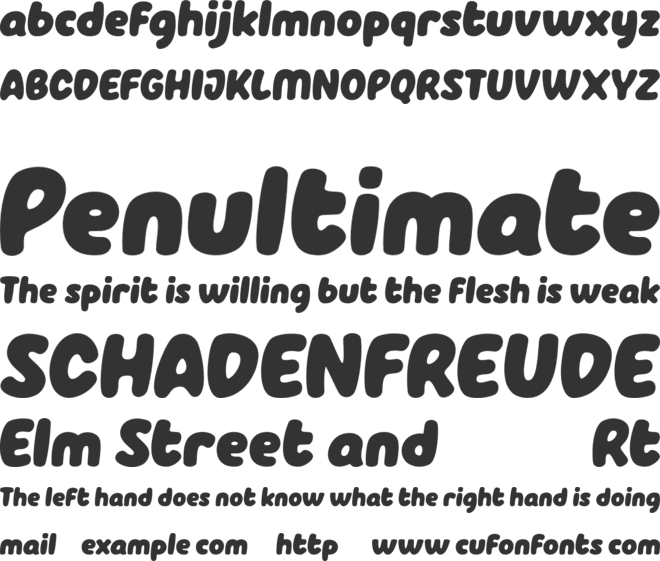 Hola Zozo font preview