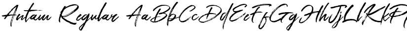 Antam Regular font