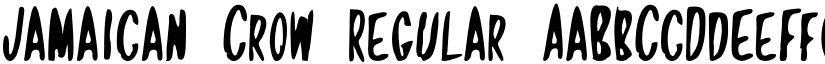 Jamaican Crow Regular font