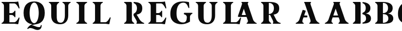 equil font download
