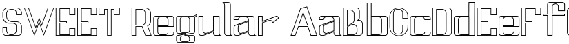 SWEET Regular font