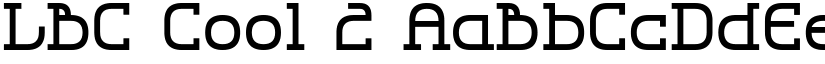 LBC Cool 2 font download