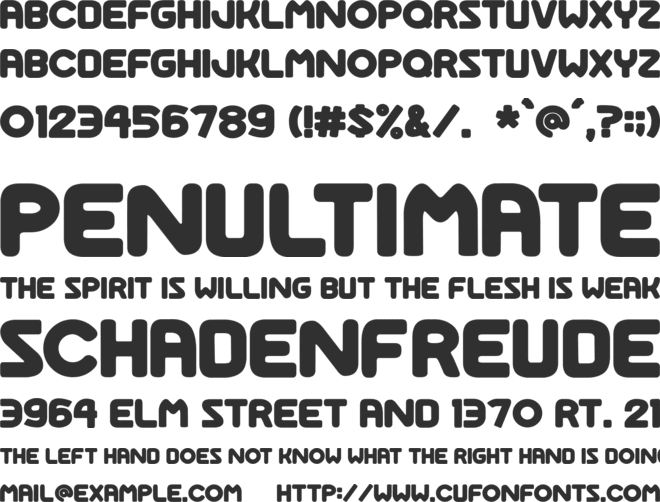 Space Adventure font preview