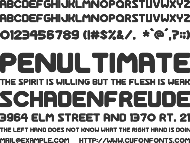Space Adventure font preview