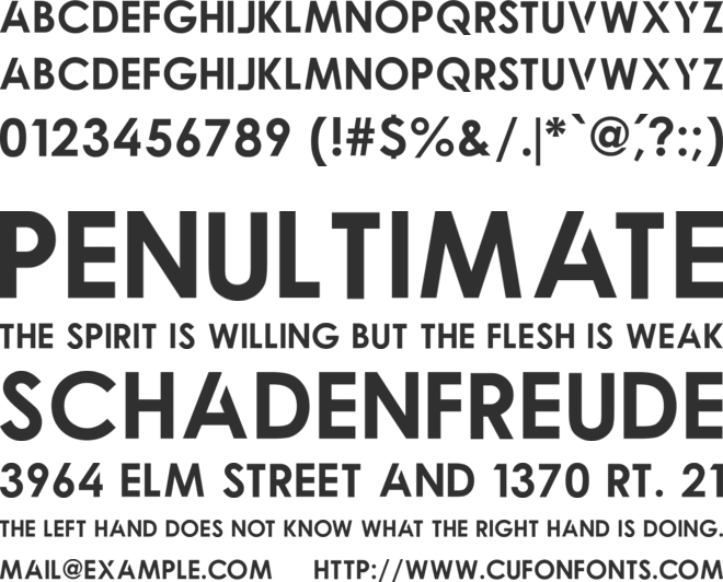 Qualy font preview