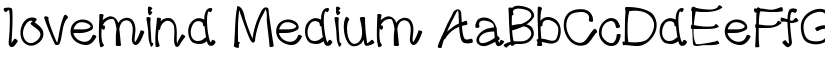 lovemind Medium font