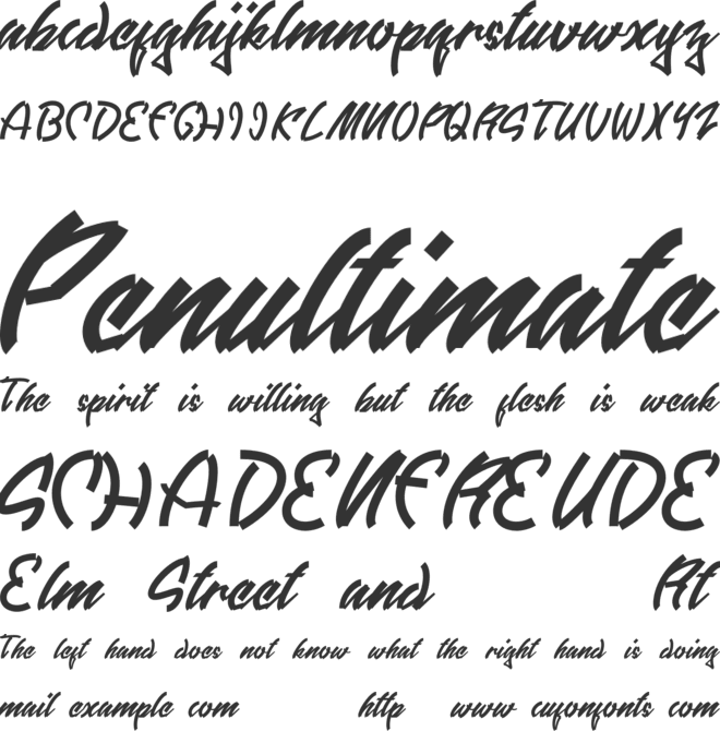 Graffitexytte font preview