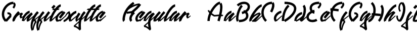 Graffitexytte Regular font