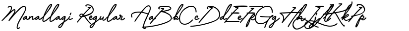 Manallagi font download