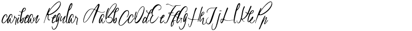 caribean Regular font