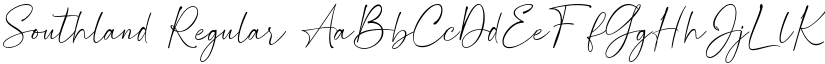 Southland Regular font