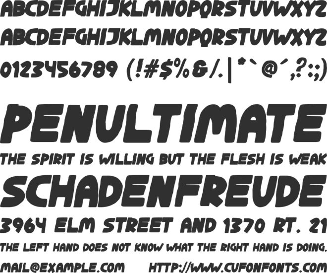 Ginger Galaxy font preview