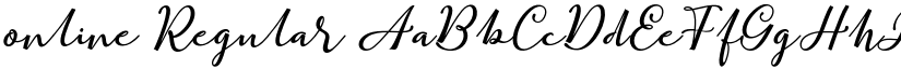 online Regular font