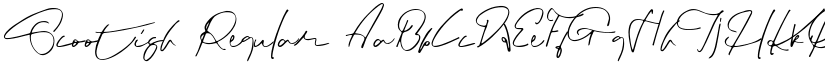 Scootish Regular font