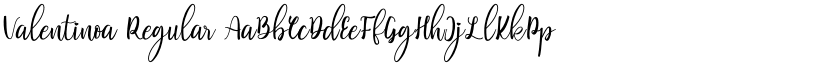 Valentinoa Regular font