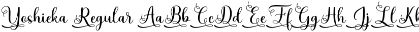 Yoshieka font download