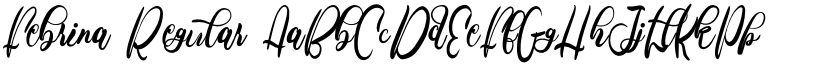 Febrina Regular font