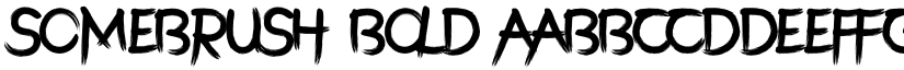 SomeBrush font download
