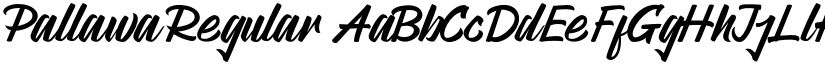 Pallawa Regular font