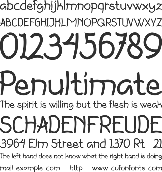 Base Camp font preview