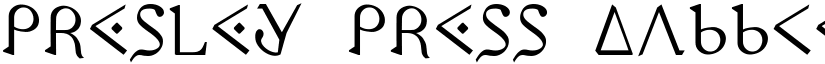 Presley Press font