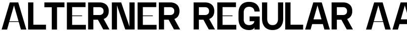 Alterner Regular font