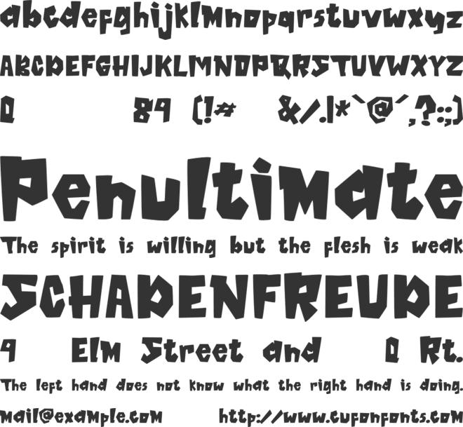 MAtRixOiD font preview