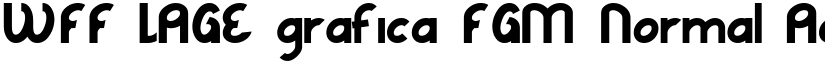 WFF LAGE grafica FGM Normal font