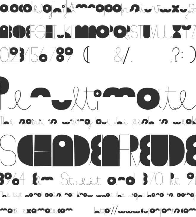 Somalove font preview
