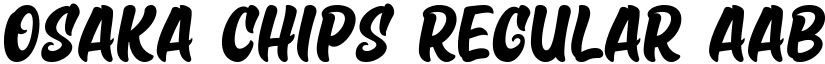 Osaka Chips Regular font